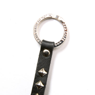 STUDS LEATHER KEY HOLDER