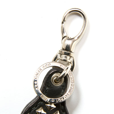 STUDS LEATHER RUGGED KEY RING