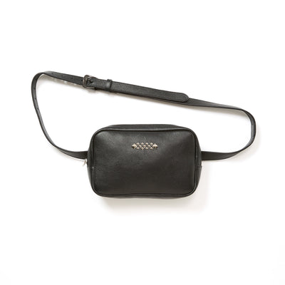 STUDS LEATHER BODY BAG