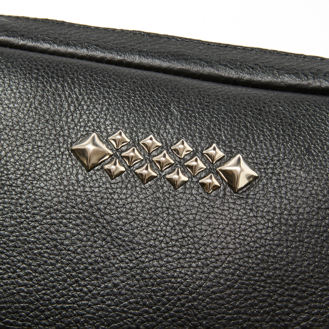STUDS LEATHER BODY BAG – CALEE ONLINE STORE