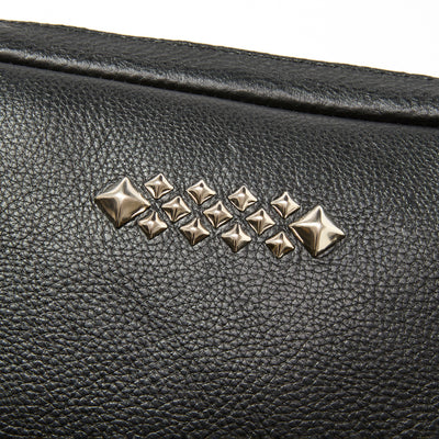 STUDS LEATHER BODY BAG