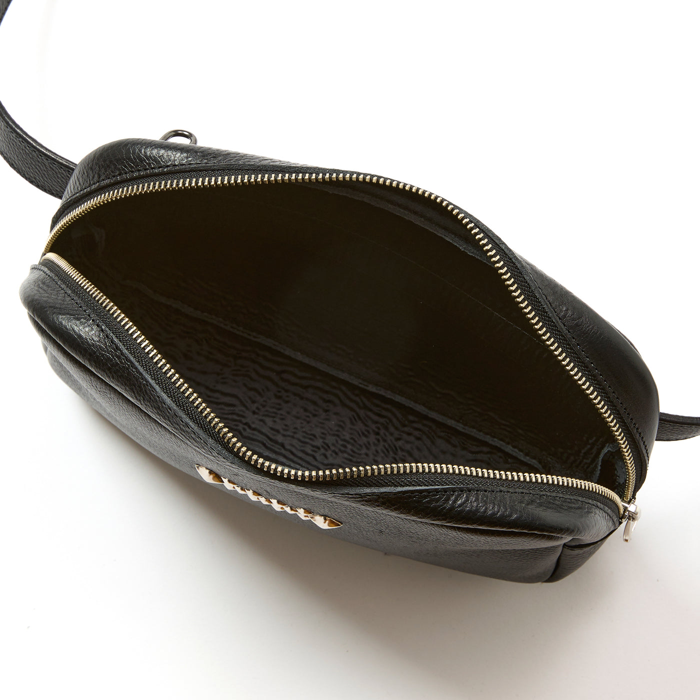 STUDS LEATHER BODY BAG