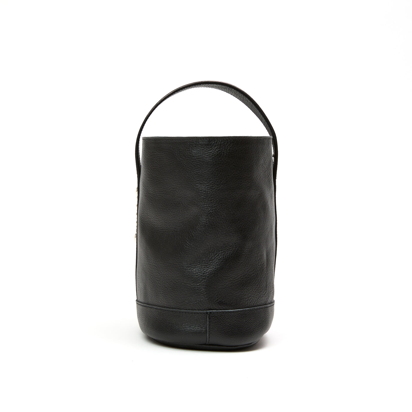 STUDS LEATHER BUCKET BAG
