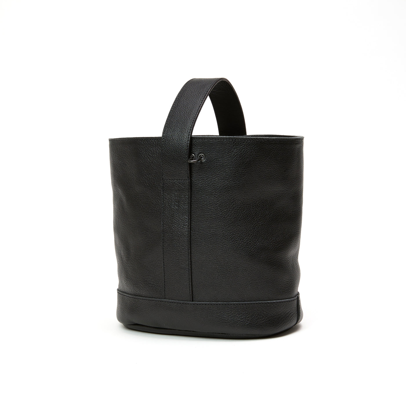 STUDS LEATHER BUCKET BAG