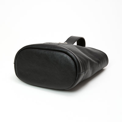 STUDS LEATHER BUCKET BAG