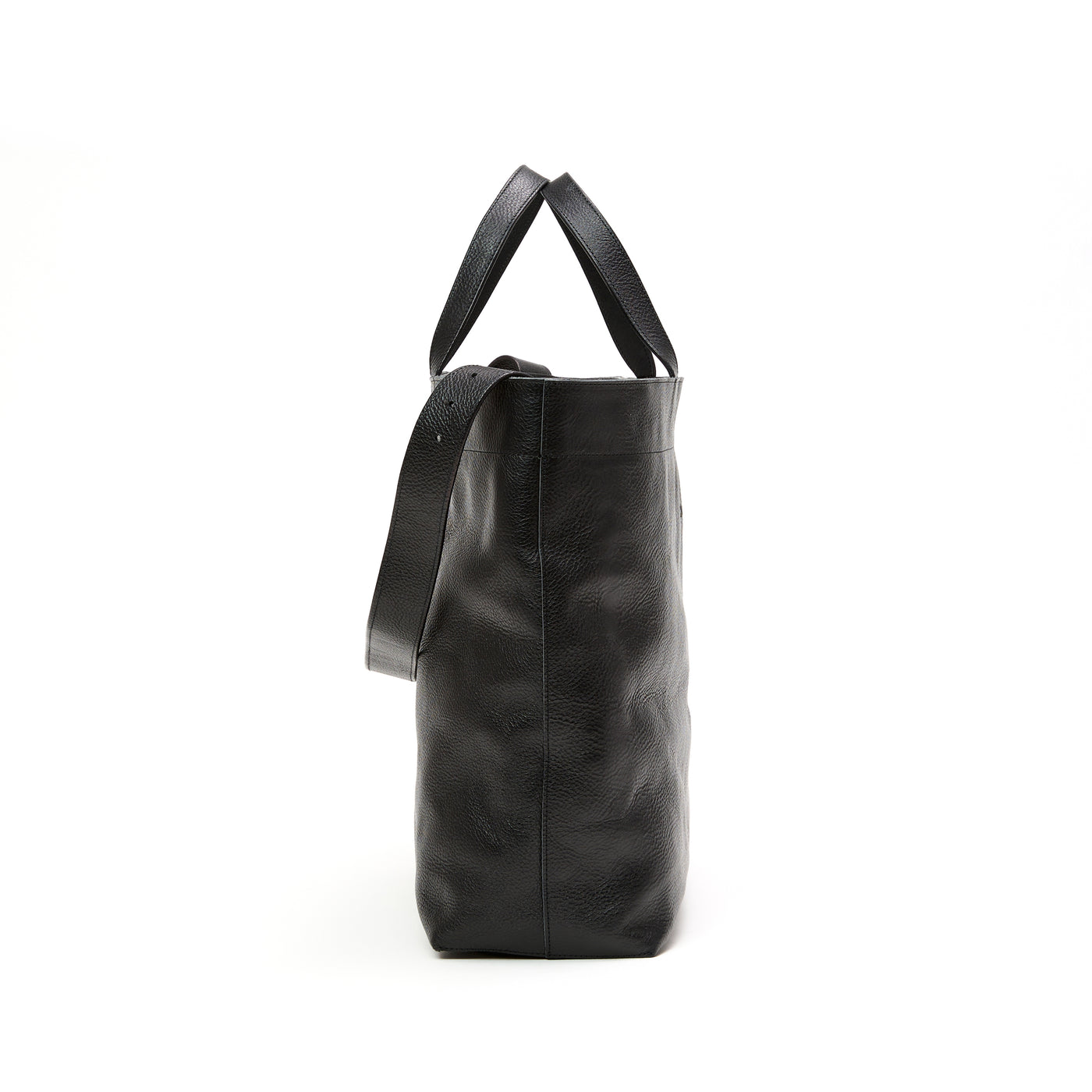 STUDS LEATHER TOTE BAG