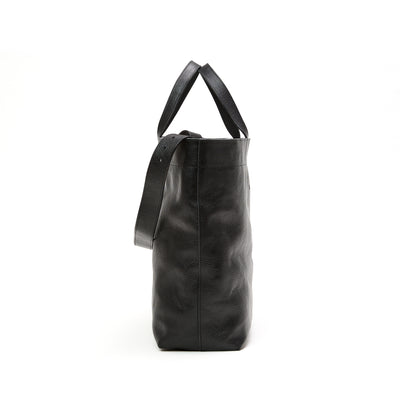 STUDS LEATHER TOTE BAG
