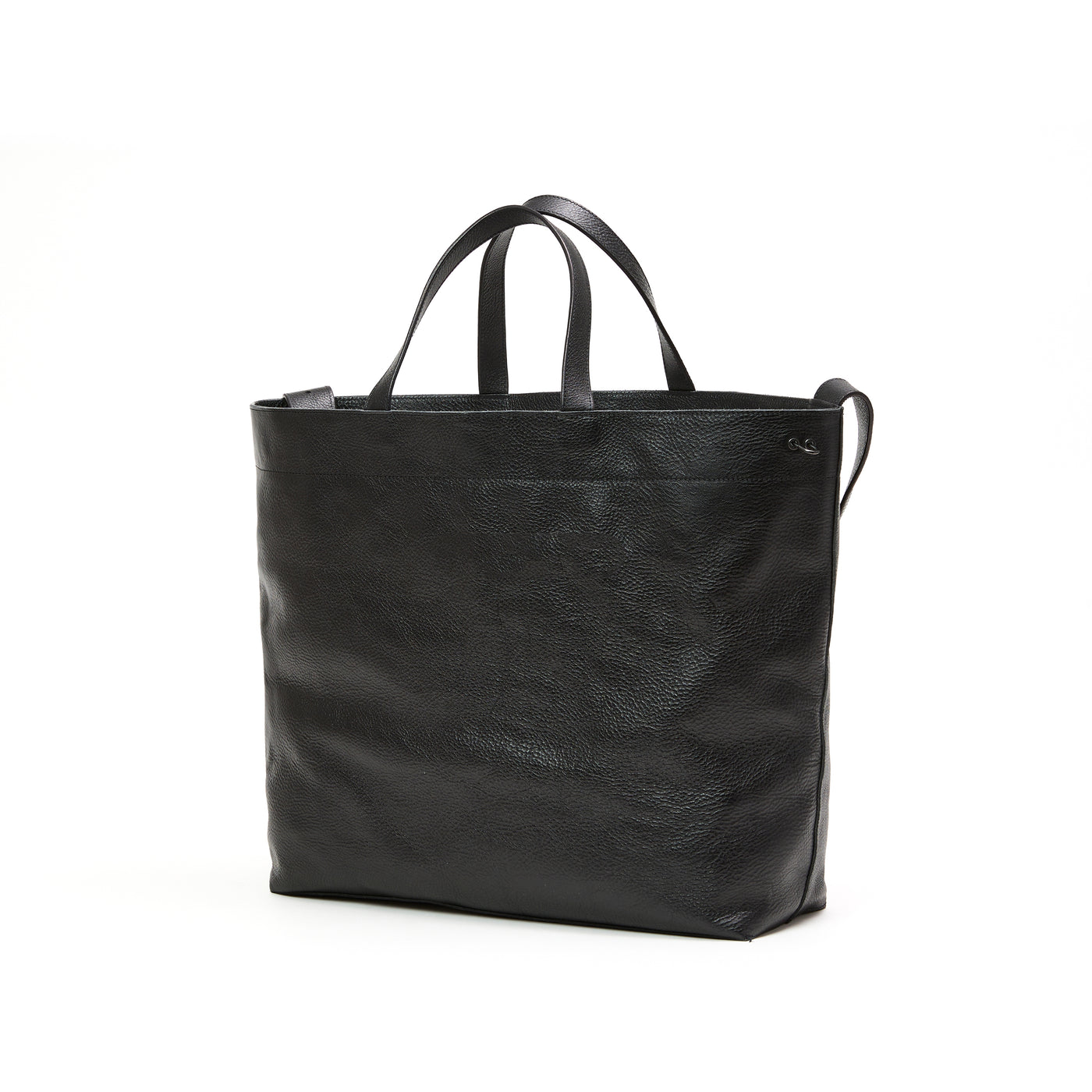 STUDS LEATHER TOTE BAG