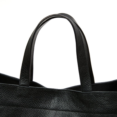 STUDS LEATHER TOTE BAG