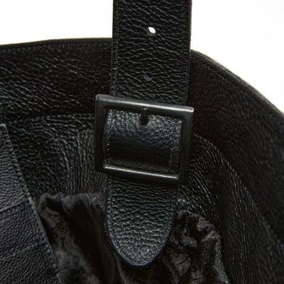 STUDS LEATHER TOTE BAG