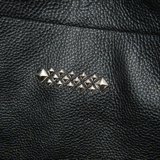 STUDS LEATHER TOTE BAG – CALEE ONLINE STORE