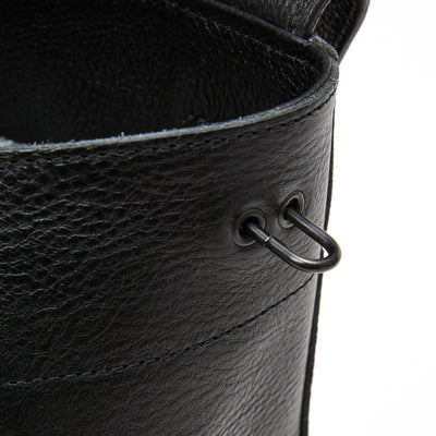 STUDS LEATHER TOTE BAG
