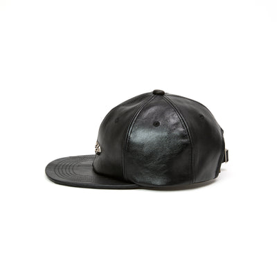 STUDS LEATHER SOLID CAP