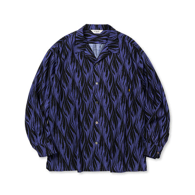 FEATHER PATTERN L/S SH