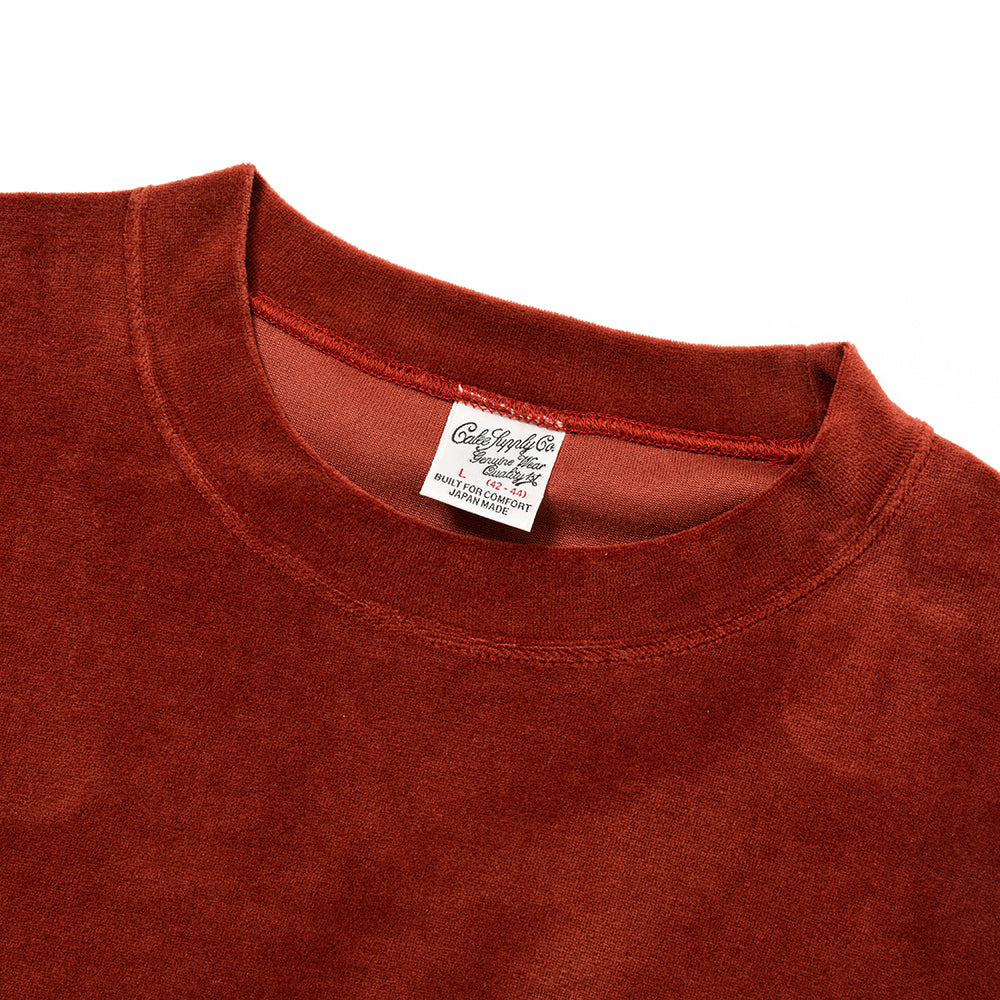 VELOUR DROP SHOULDER L/S CS