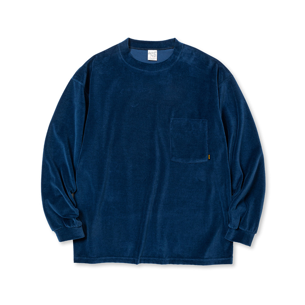 VELOUR DROP SHOULDER L/S CS