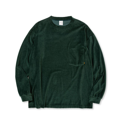 VELOUR DROP SHOULDER L/S CS