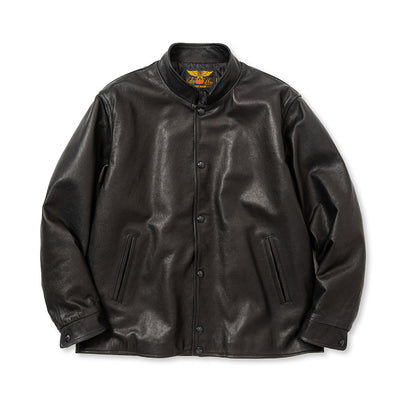 CROME LEATHER AWARD TYPE JACKET