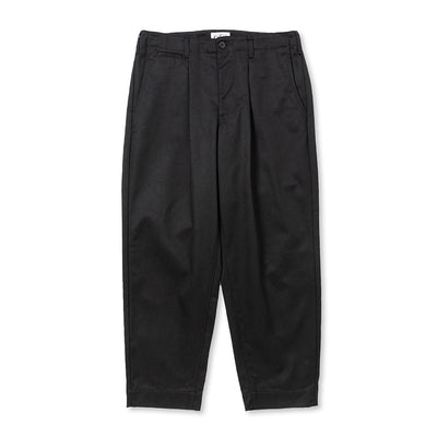 T/C TWILL TUCK WIDE TROUSERS