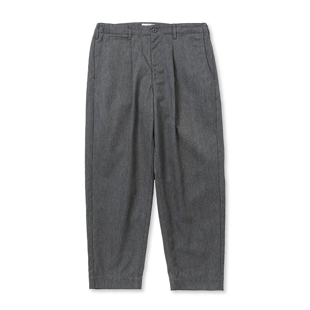 T/C TWILL TUCK WIDE TROUSERS – CALEE ONLINE STORE