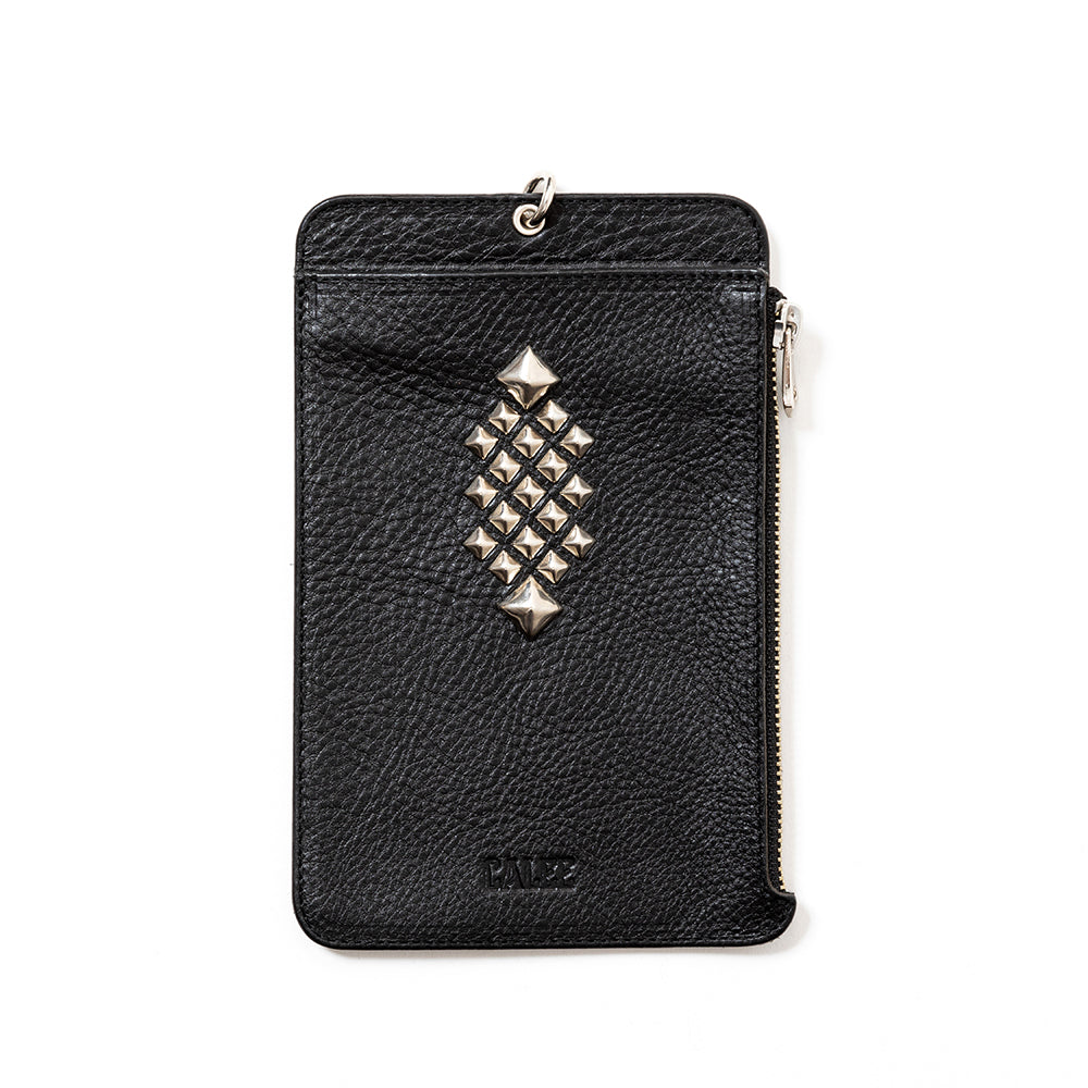 STUDS LEATHER MULTI POUCH ＜LARGE＞