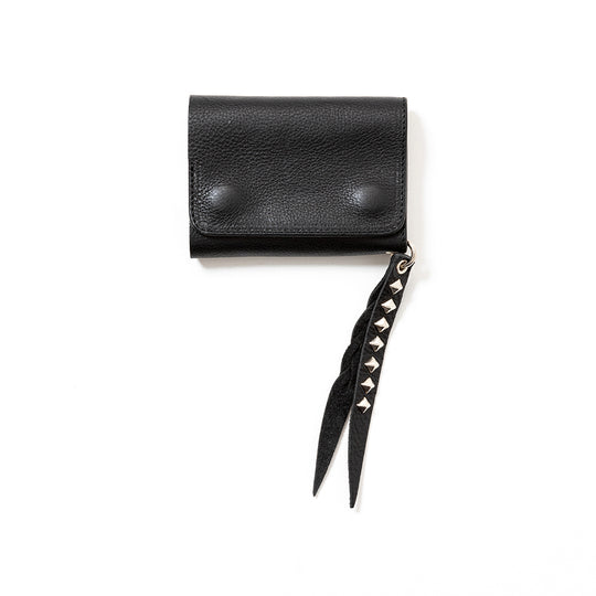 小物 CALEE LEATHER WALLET POUCH STUDS CHARM CALEE - STUDS LEATHER INTERNAL FLEX FRAME TYPE 2WAY MULTI