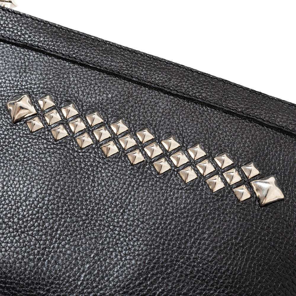 STUDS LEATHER BODY BAG