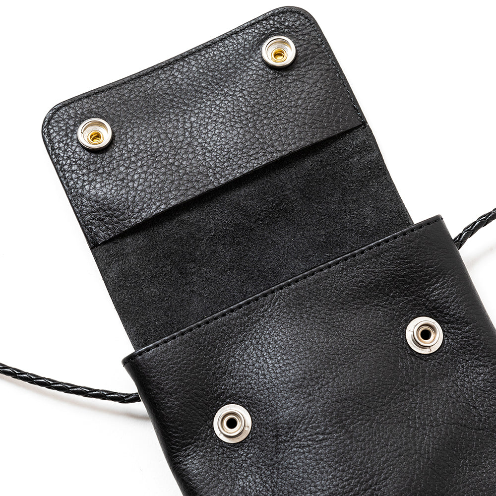 STUDS LEATHER SHOULDER POUCH – CALEE ONLINE STORE