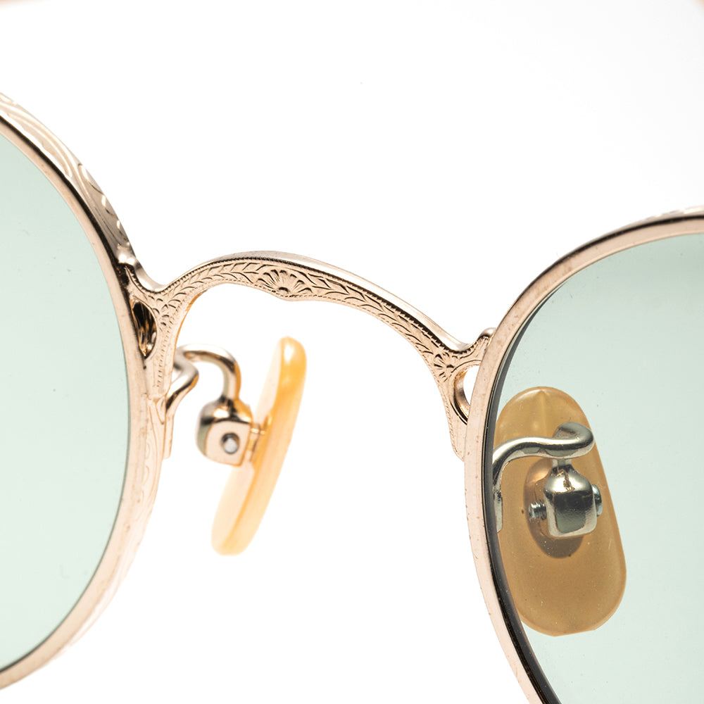 CALEE VINTAGE TYPE CIRCLE GLASSES 銀/茶 VINTAGE TYPE CIRCLE METAL GLASSES – CALEE ONLINE STORE