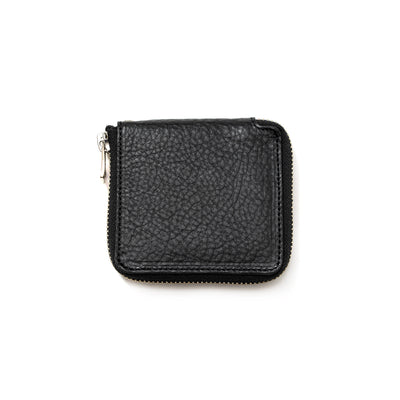 ROUND ZIP LEATHER SHORT WALLET