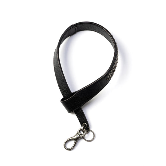 ROUND STUDS LEATHER HAND STRAP KEY RING – CALEE ONLINE STORE