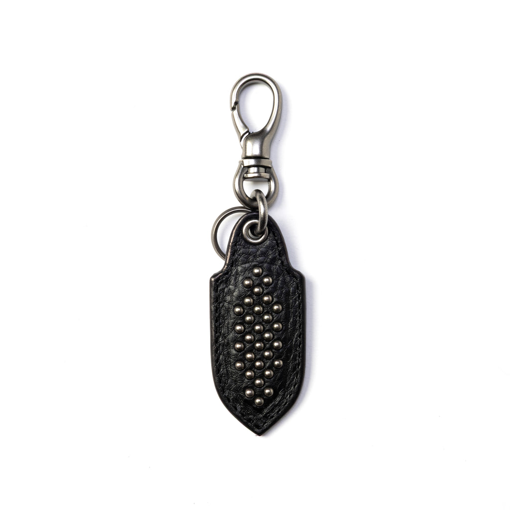 ROUND STUDS LEATHER KEY RING ＜TYPE A＞ – CALEE ONLINE STORE