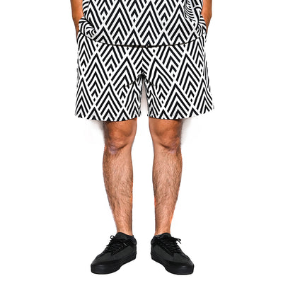 22 GAUGE DOUBLE JACQUARD RELAX SHORTS