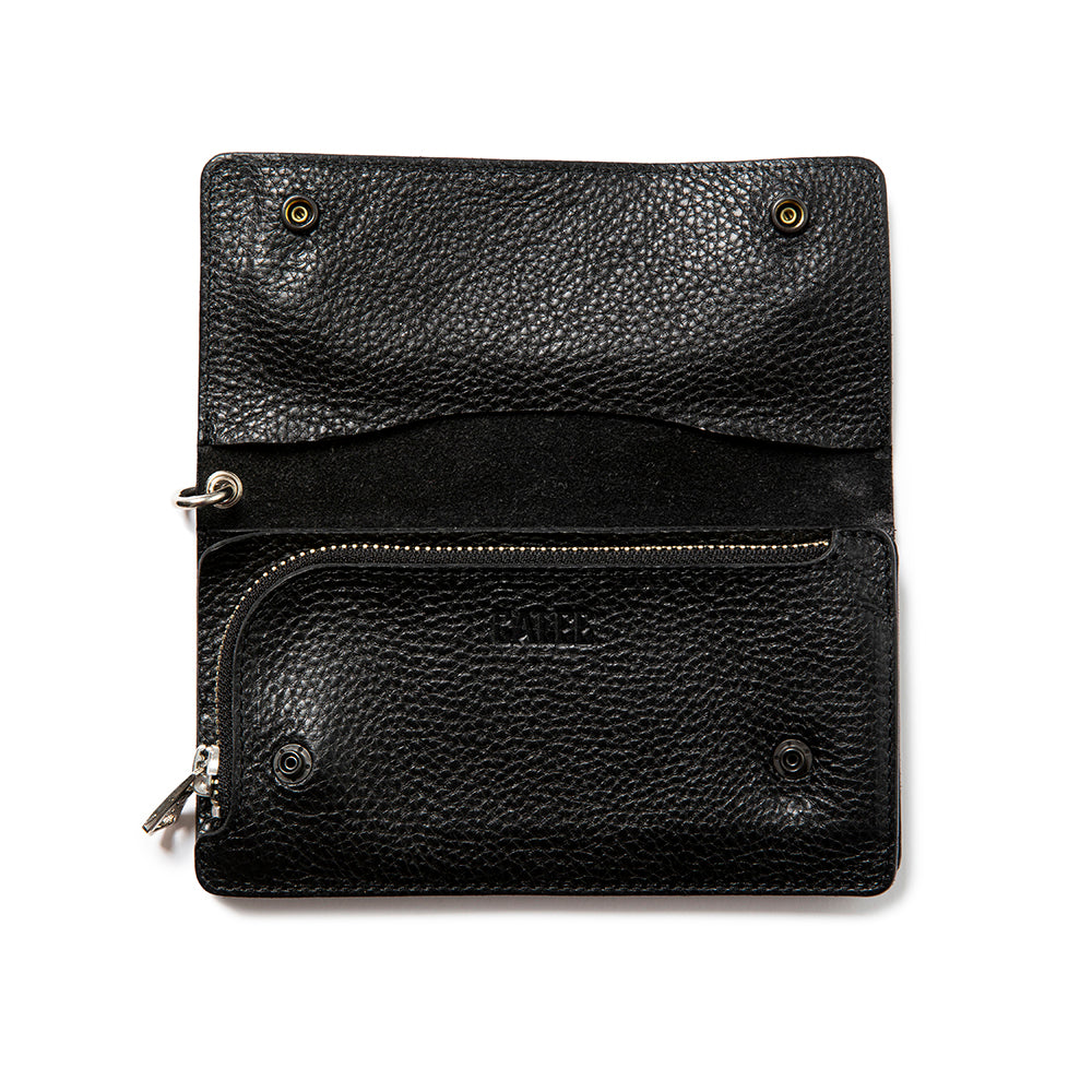 STUDS LEATHER LONG WALLET