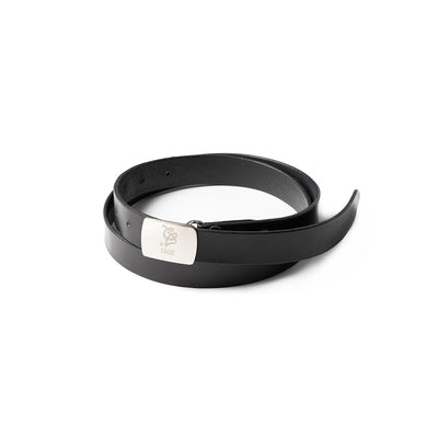 CAL LOGO LEATHER BUCKLE BELT