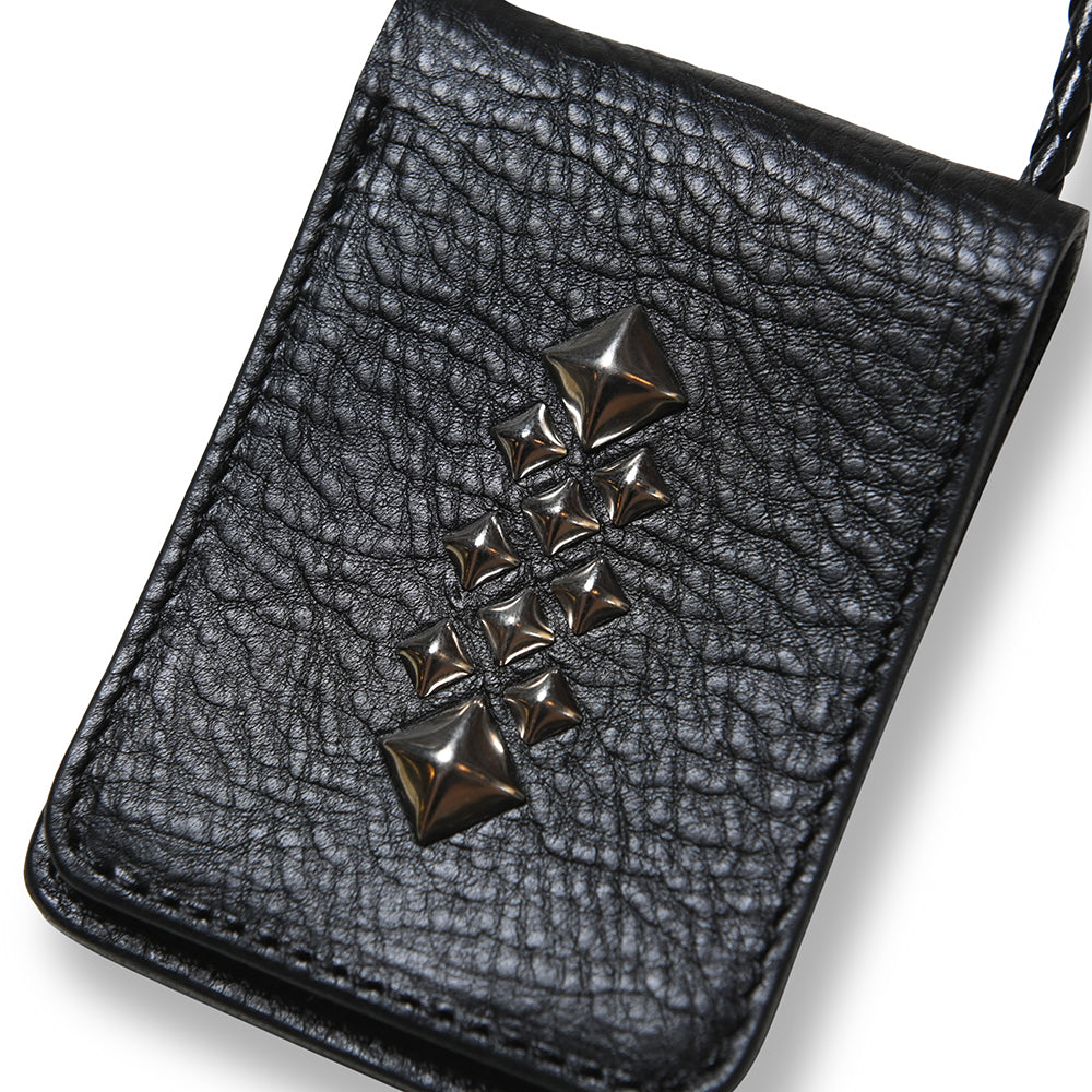 STUDS LEATHER NECK STRAP MULTI CASE – CALEE ONLINE STORE