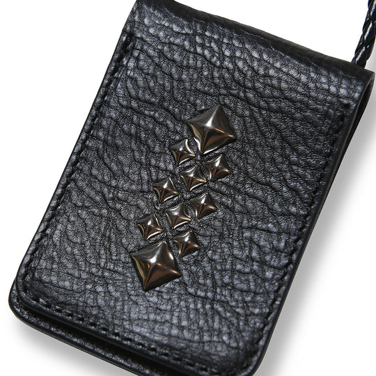 小物 CALEE studs leathers wallet BLACK STUDS LEATHER MULTI WALLET – CALEE ONLINE STORE