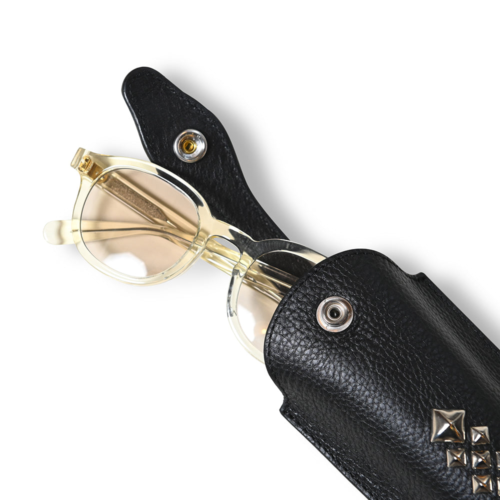 BLACK STUDS LEATHER MULTI WALLET – CALEE ONLINE STORE