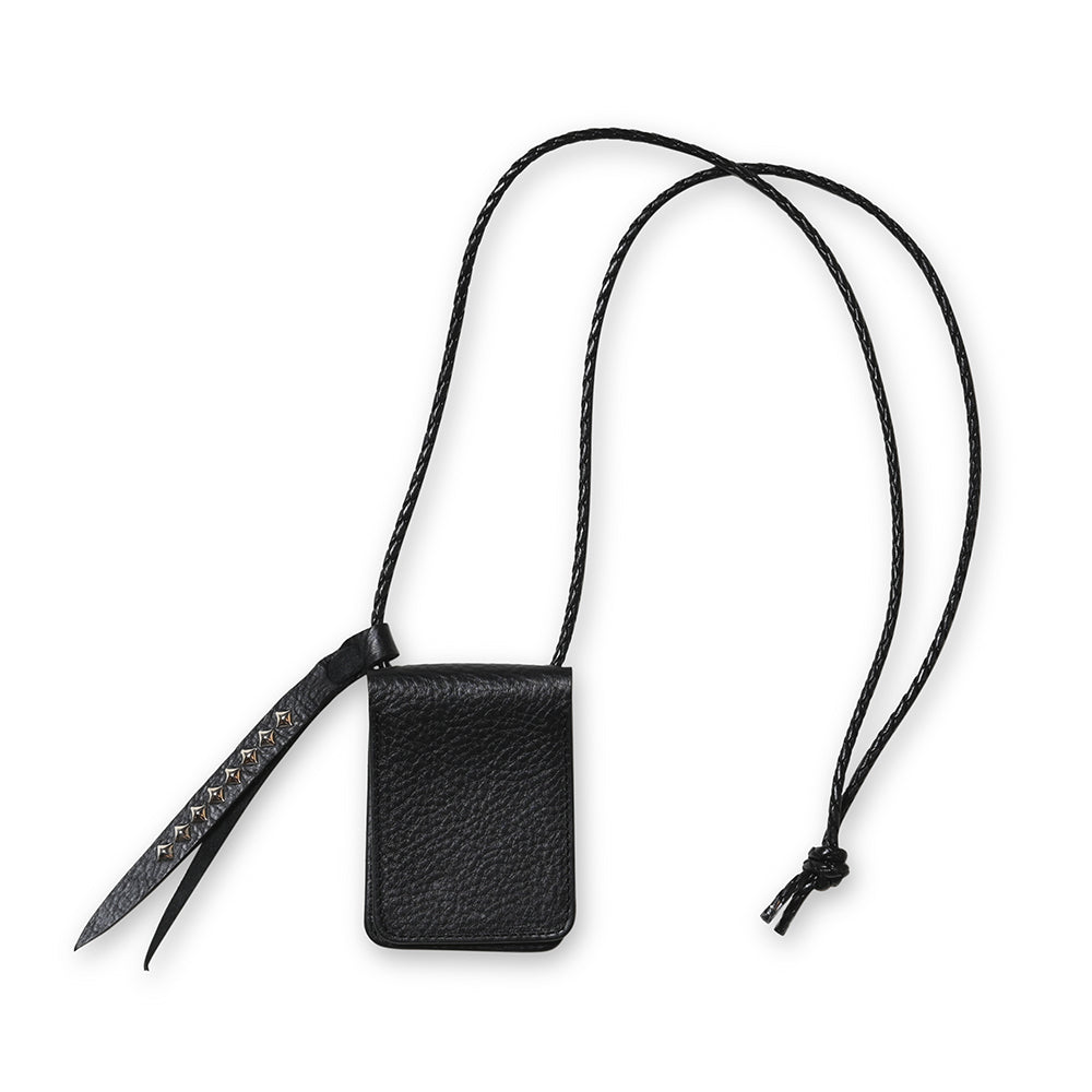 BLACK STUDS LEATHER MULTI WALLET – CALEE ONLINE STORE