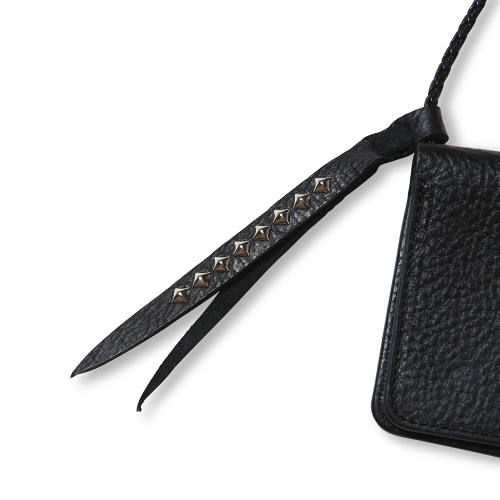 BLACK STUDS LEATHER MULTI WALLET – CALEE ONLINE STORE