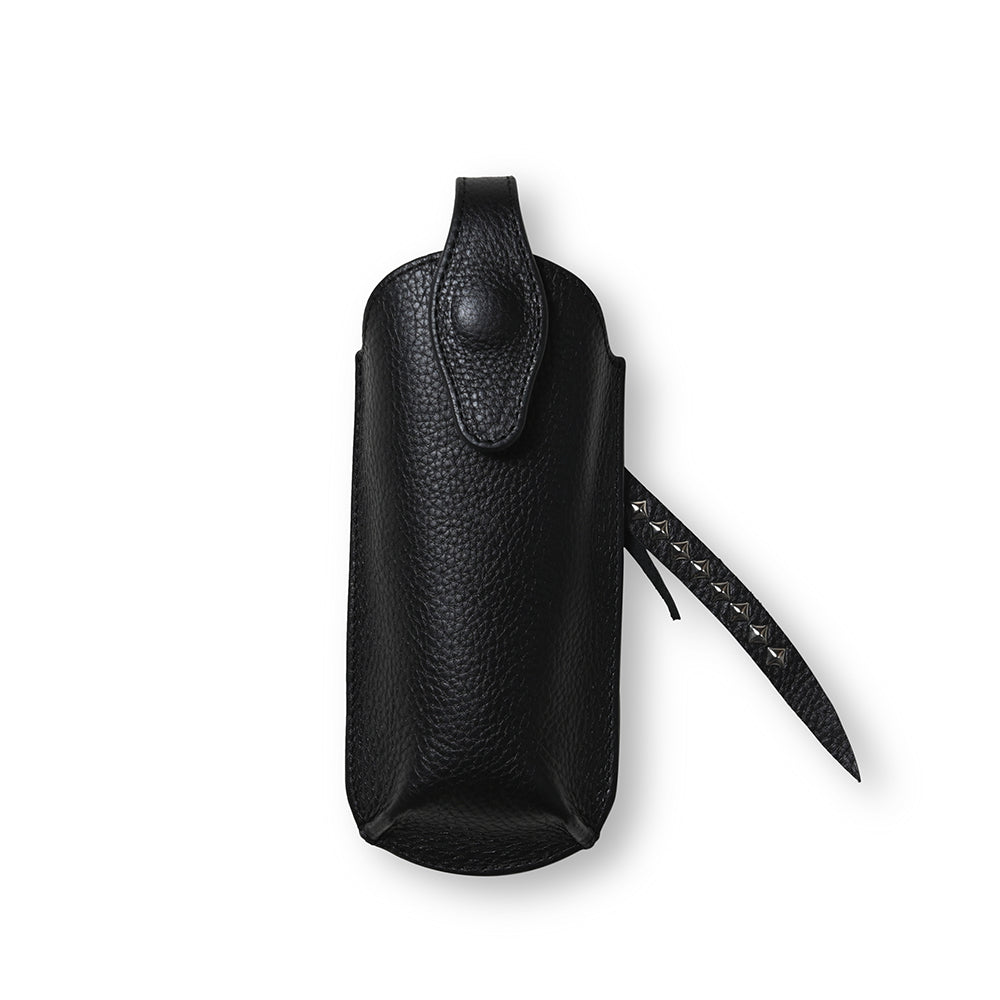 小物 CALEE leather/studs WALLET black BLACK STUDS LEATHER MULTI WALLET – CALEE ONLINE STORE