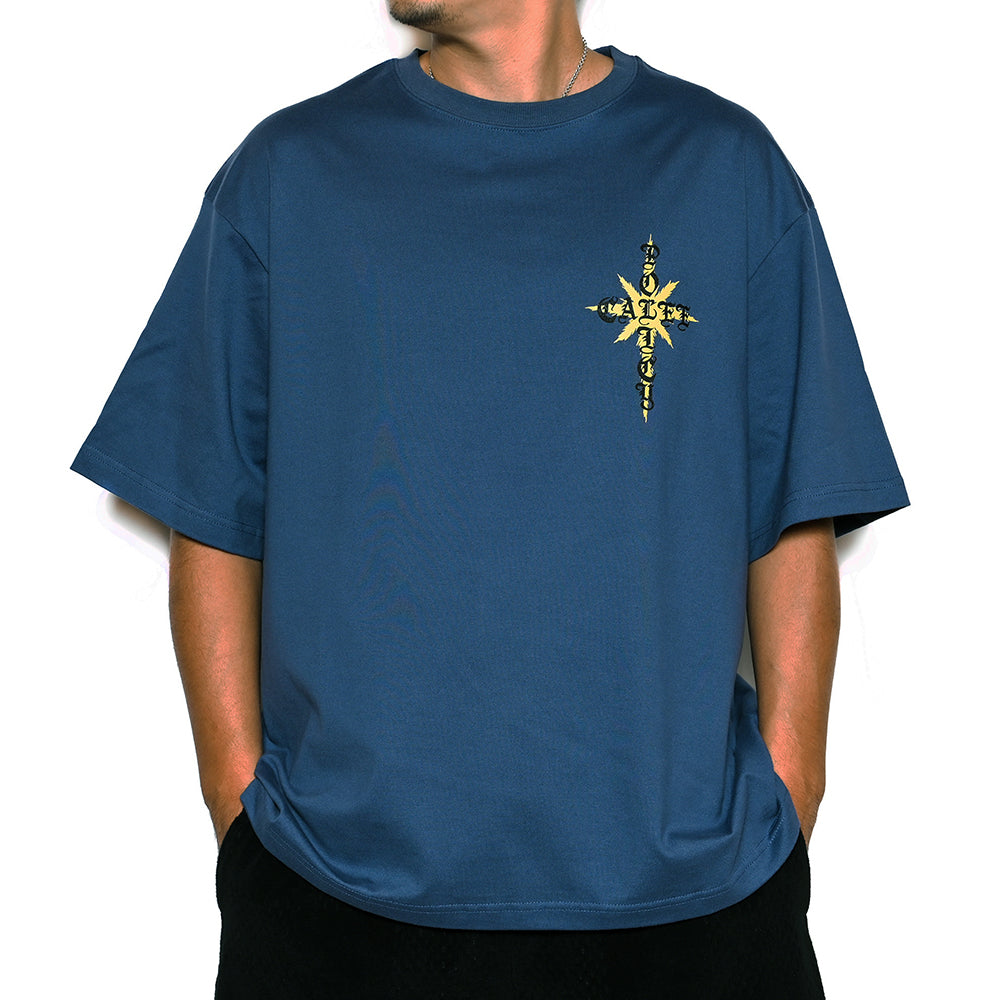 DROP SHOULDER COUNTERSIGN SNAKE T-SHIRT