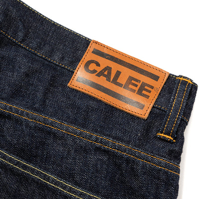 VINTAGE REPRODUCT TAPERED DENIM PANTS - calee-official