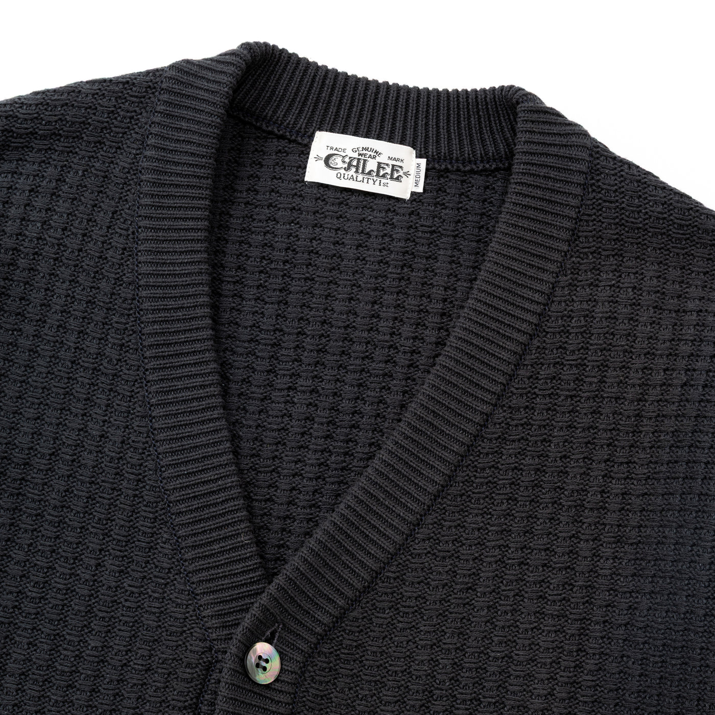 EYYA KNIT BIG WAFFLE KNIT CARDIGAN – CALEE ONLINE STORE