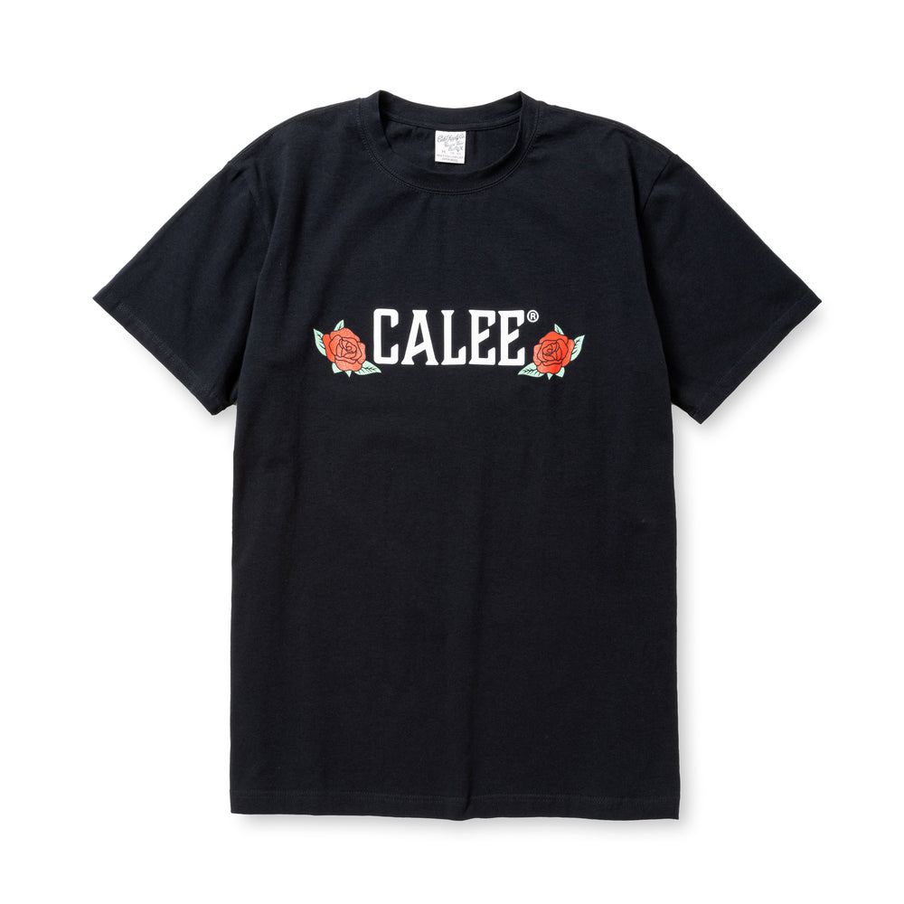 CALEE ポロシャツ ブラック ワイドシルエット CALEE(キャリー) ポロシャツ CALEE Checker pile jacquard wide