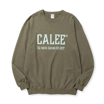 CALEE NATIONAL LOGO CREW NECK SW