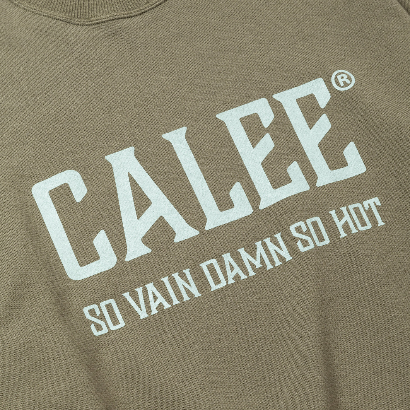 CALEE NATIONAL LOGO CREW NECK SW