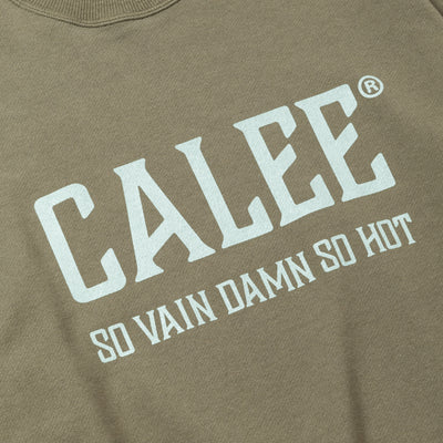 CALEE NATIONAL LOGO CREW NECK SW