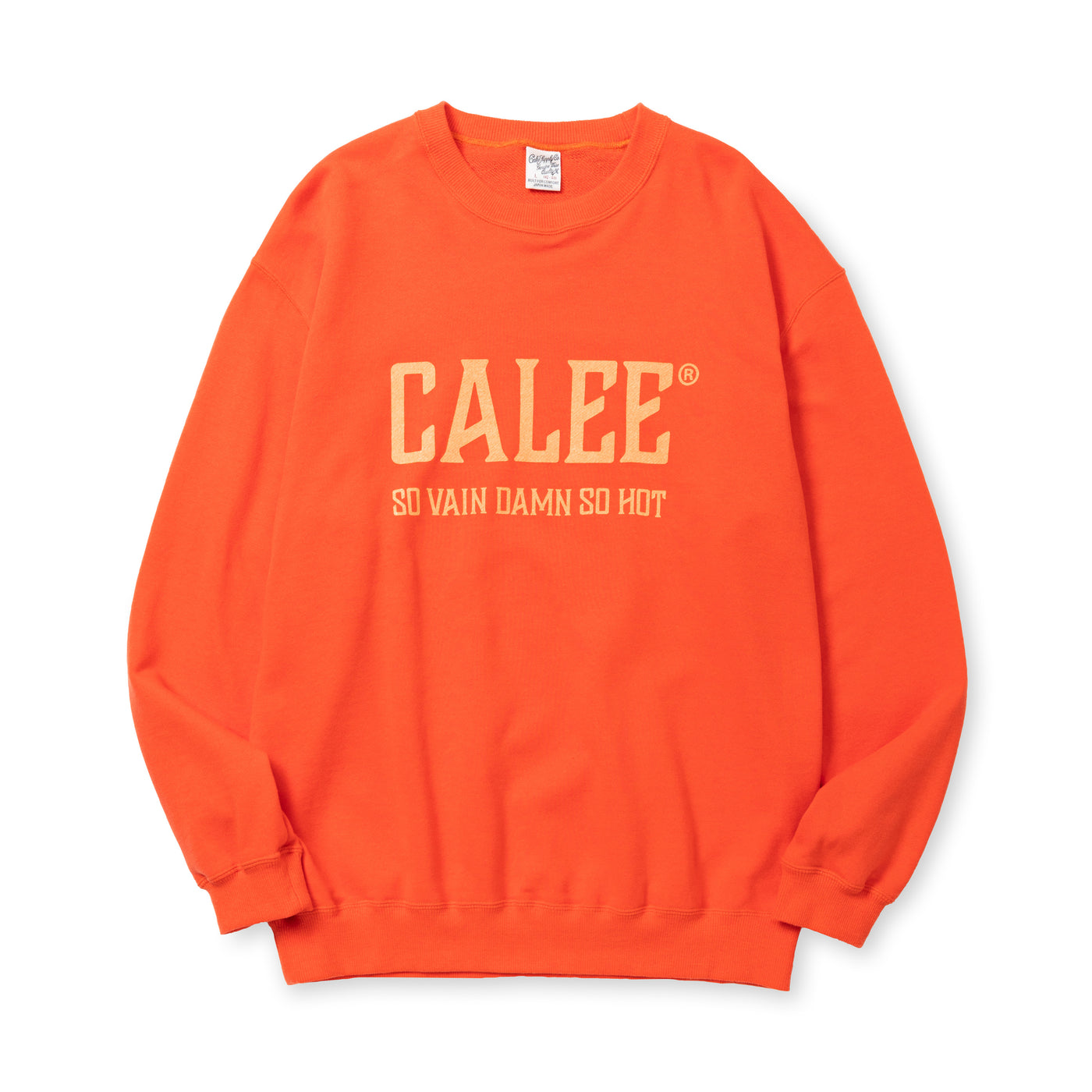 CALEE NATIONAL LOGO CREW NECK SW