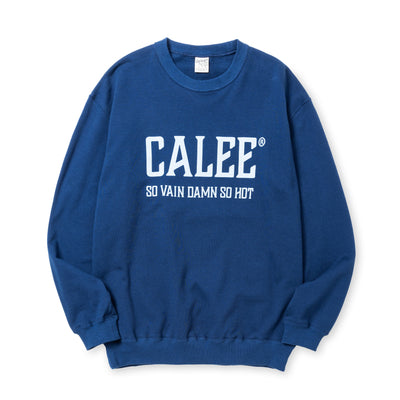 CALEE NATIONAL LOGO CREW NECK SW